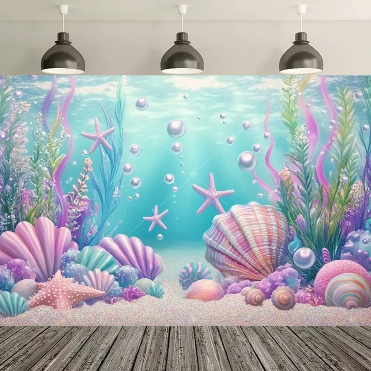 Underwater World Mermaid Birth - Desk Setup Girl review and price