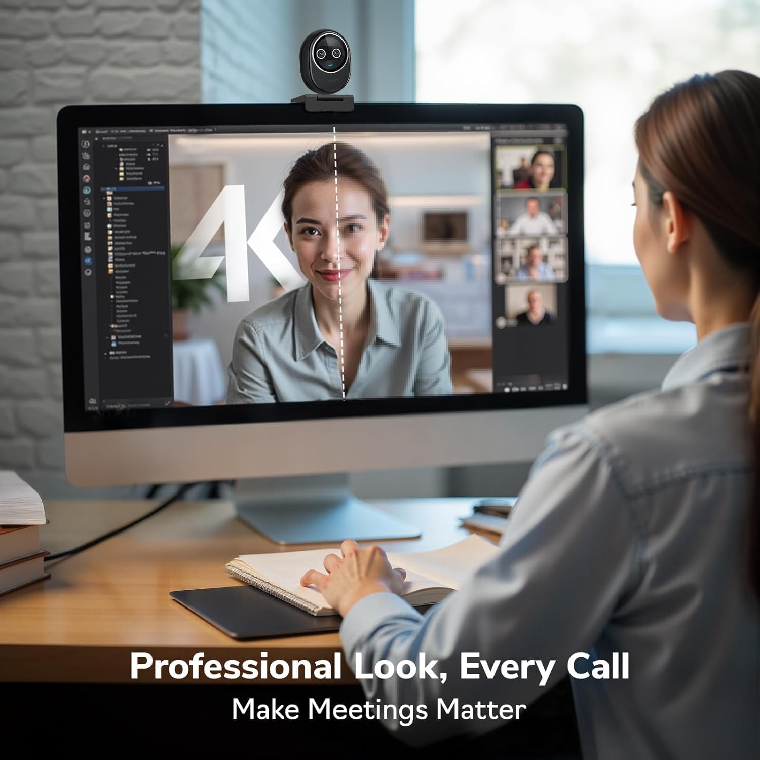 Webcam 4K EMEET Dual-Camera AI - Desk Setup Streaming review and price