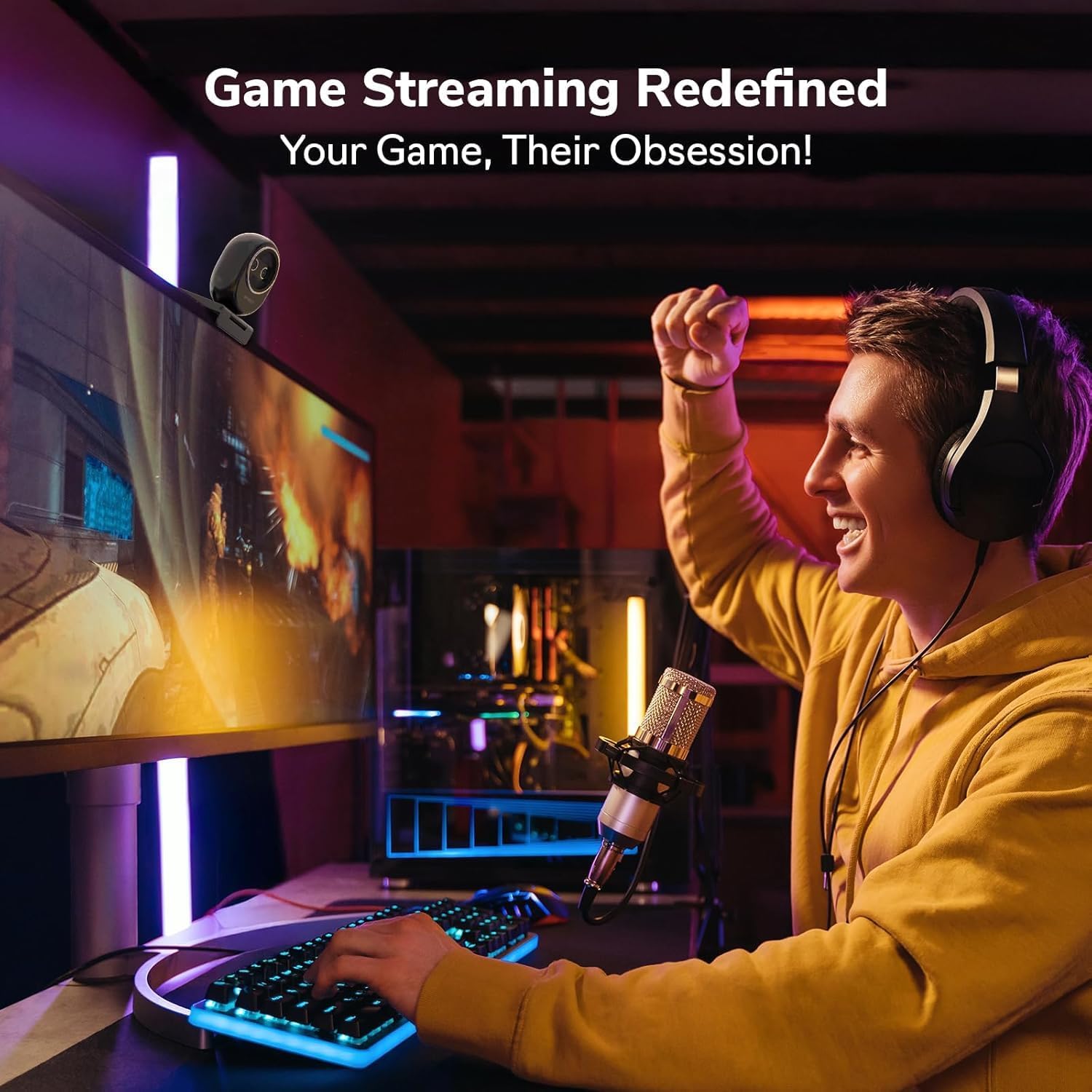 Webcam 4K EMEET Dual-Camera AI - Desk Setup Streaming review and price