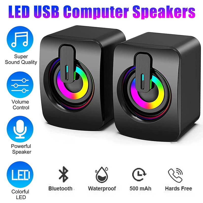 Mini Computer Speakers Volume  - Desk Setup Speakers review and price