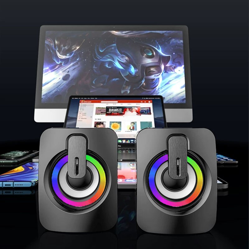 Mini Computer Speakers Volume  - Desk Setup Speakers review and price