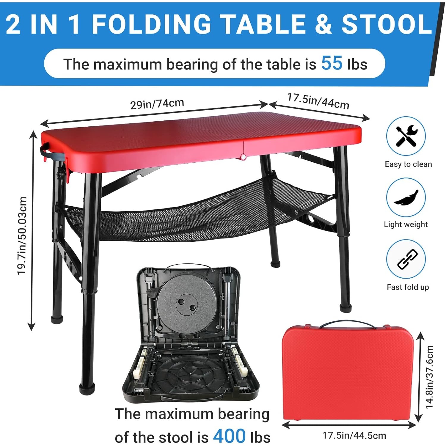 Retractable Folding Table & St - Desk Setup Ideas review and price