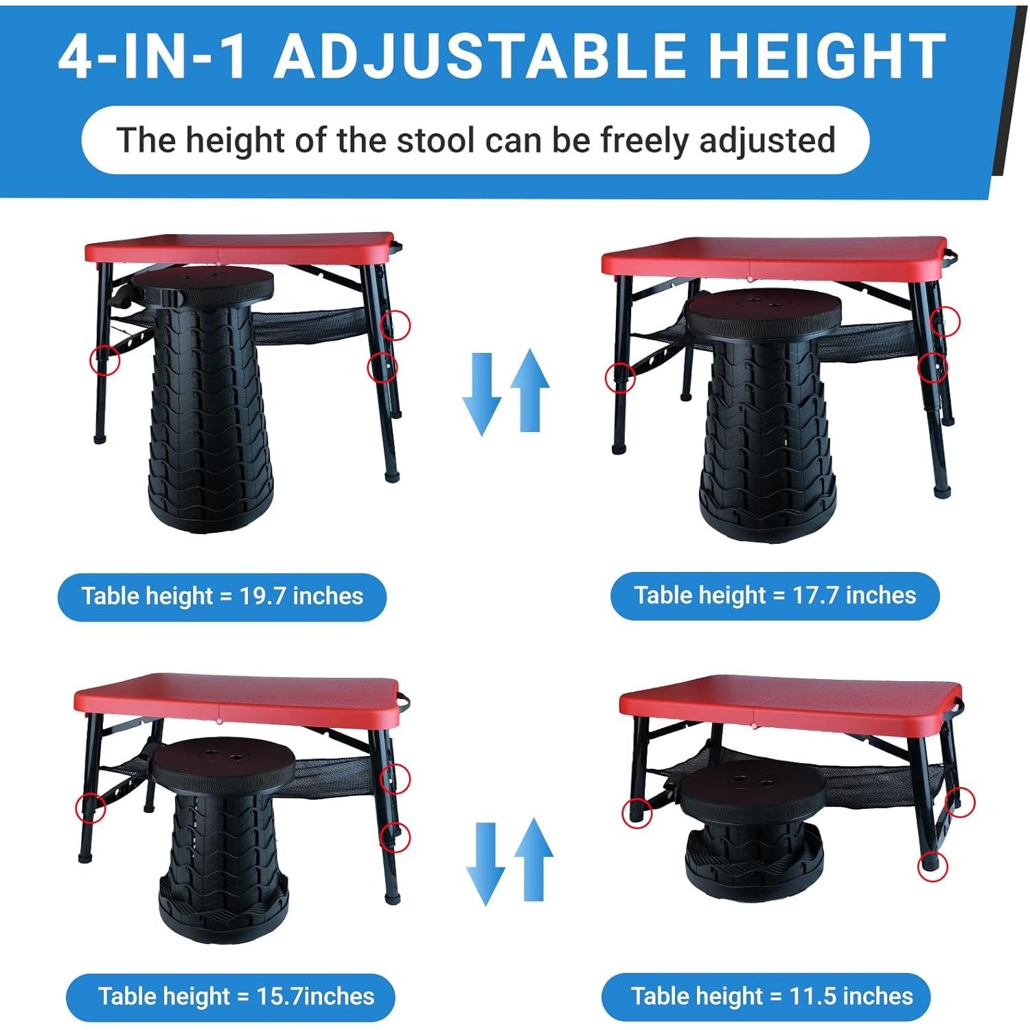 Retractable Folding Table & St - Desk Setup Ideas review and price