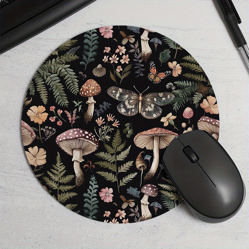 Round Forest Plant Mouse Pad R - Desk Setup Pegboard review and price