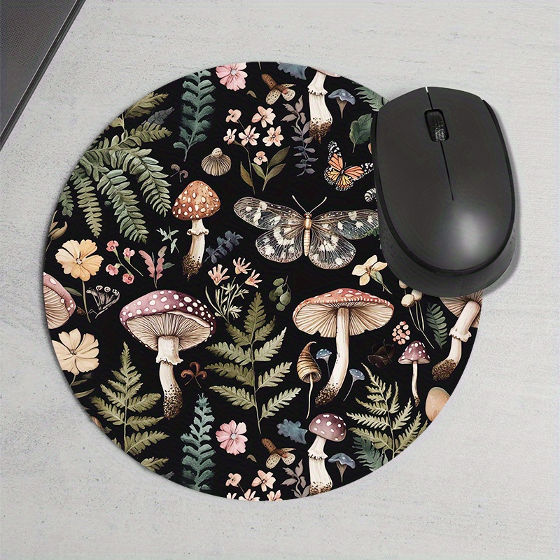 Round Forest Plant Mouse Pad R - Desk Setup Pegboard review and price