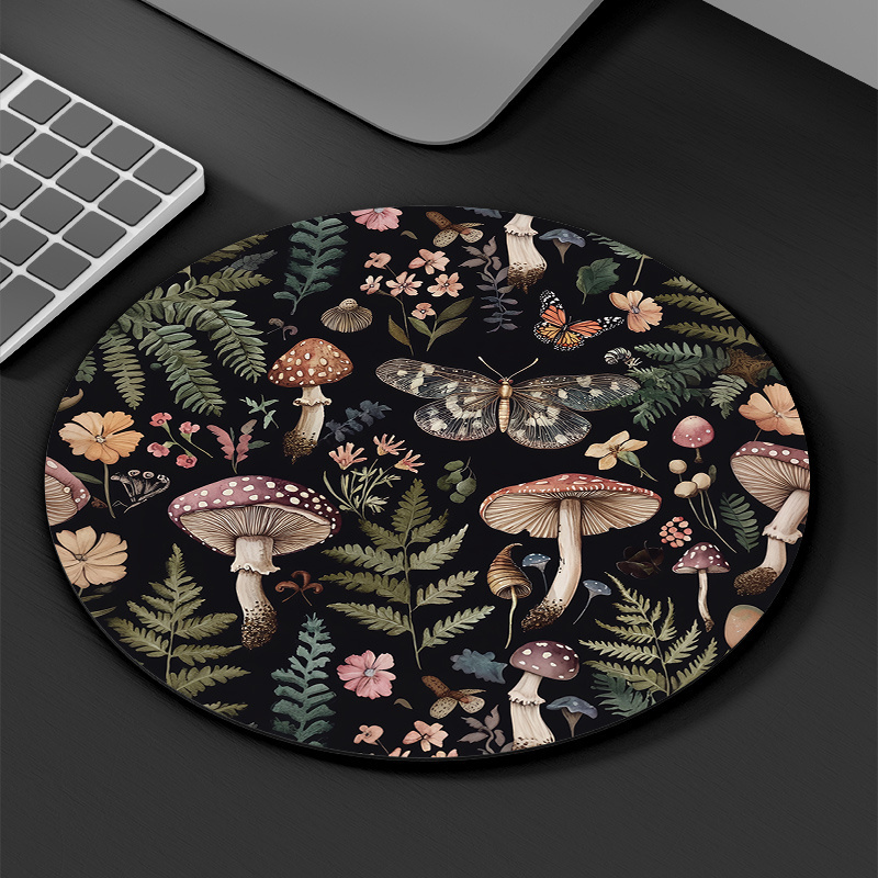 Round Forest Plant Mouse Pad R - Desk Setup Pegboard review and price